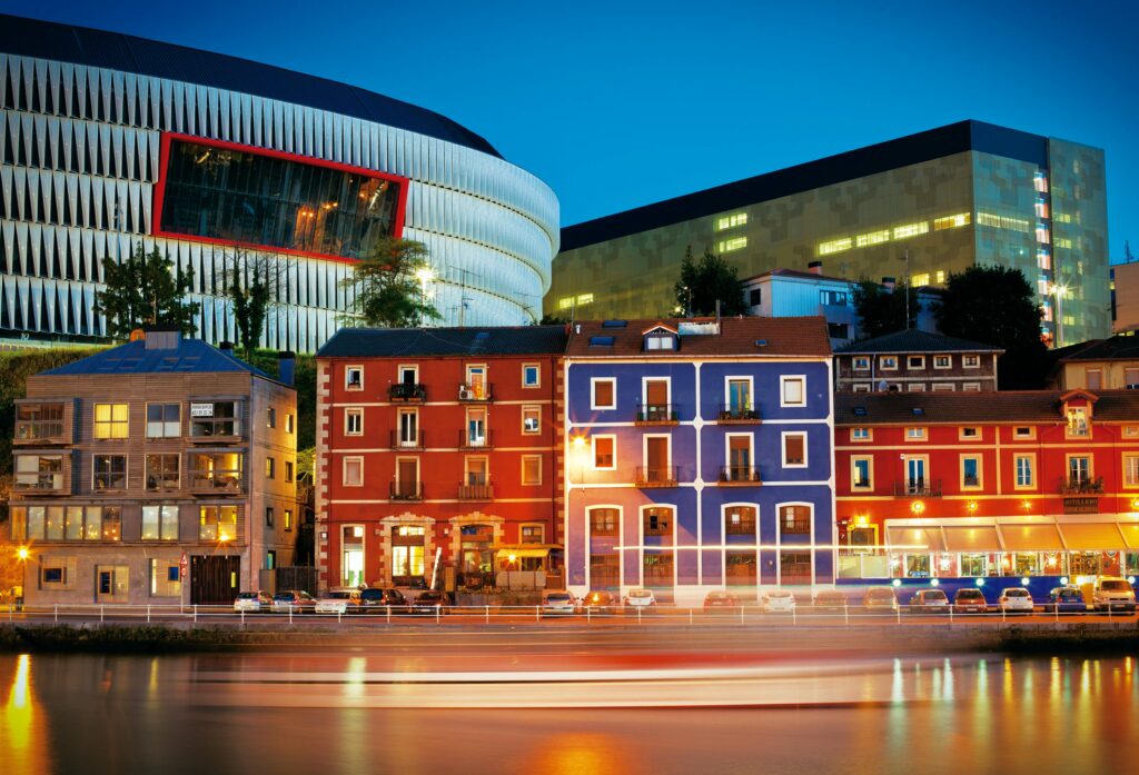 City scene of Bilbao