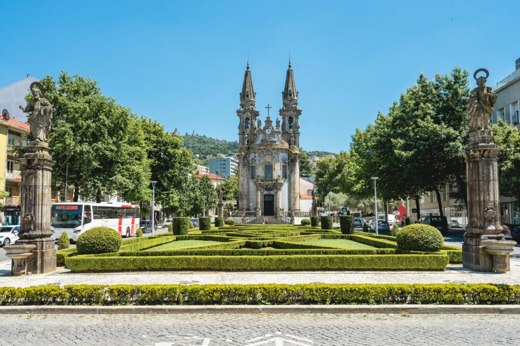 City scene of Guimarães, Portugal