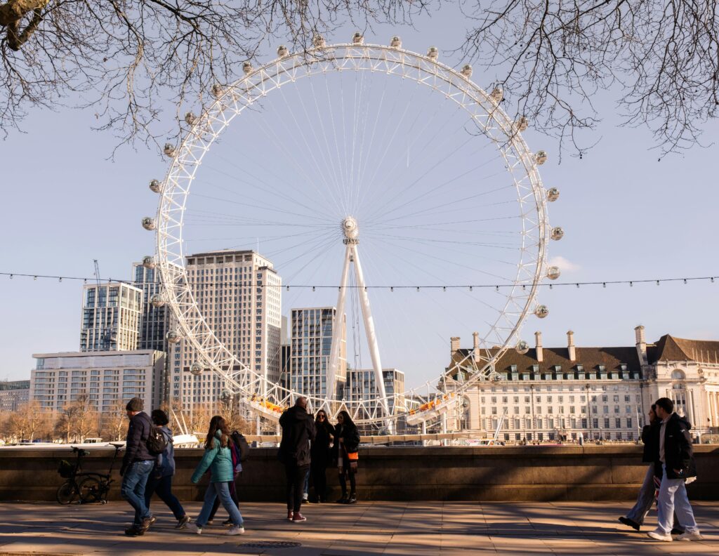 City scene of London