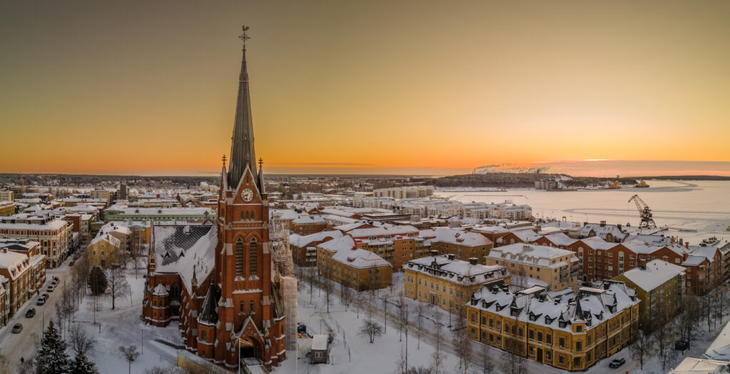 City scene of Luleå