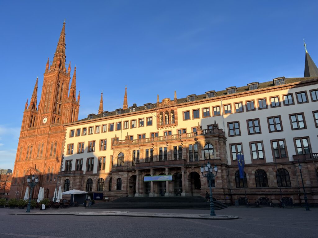 City scene of Wiesbaden